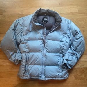 EUC The North Face Kid’s Light Blue Puffer Jacket
